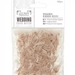 Набор розочек из органзы "Wedding. Золото" (DoCrafts) Набор розочек из органзы "Wedding. Золото" (DoCrafts)