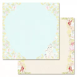 Набор бумаги 30,5х30,5 см "Клубничное детство", 9 листов (ScrapMania)