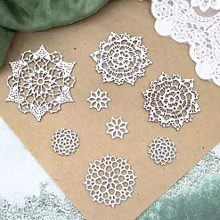 Чипборд "Кружевные салфетки 2513", 6,8 см (Fantasy)