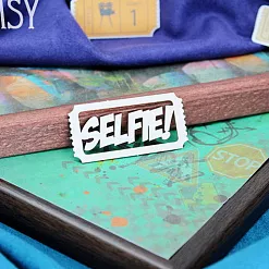 Украшение из чипборда "Билет SELFIE 2063" (Fantasy)