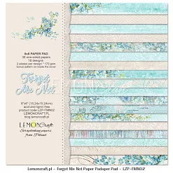 Набор бумаги 15х15 см "Forget me not", 36 листов (Lemon Craft)