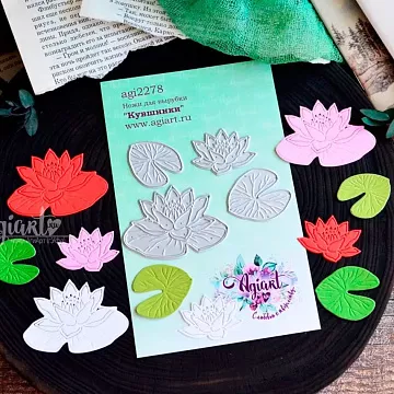 Нож "Кувшинки", 5,5х4 см (AgiArt)