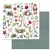Набор бумаги 20х20 см "Богемное Рождество", 12 листов (ScrapMania)