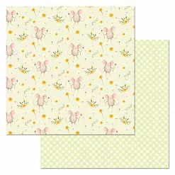 Набор бумаги 30,5х30,5 см "Варенье из одуванчиков", 12 листов (ScrapMania)