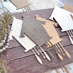 Нож "Часы с кукушкой", 5,4х8,5 см (ScrapMania)