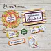 Набор цветного чипборда "Школьный вальс" (ScrapMania)