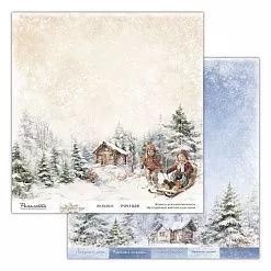 Бумага 30х30 см "Зима с ароматом чуда 05" (Ромалетта) Бумага 30х30 см "Зима с ароматом чуда 05" (Ромалетта)