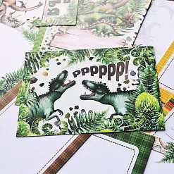 Набор карточек "Эра динозавров", 16 шт (ScrapMania)