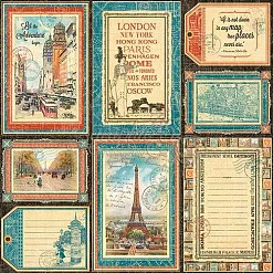 Набор карточек "City scape. Городские пейзажи" (Graphic 45)