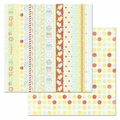 Бумага "Усатый поваренок. Бордюры" (ScrapMania) Бумага "Усатый поваренок. Бордюры" (ScrapMania)