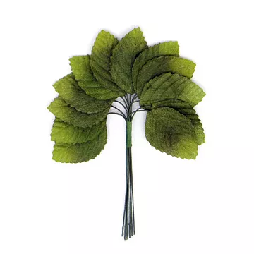 Букетик "Листья ольхи зеленые" (Рукоделие)