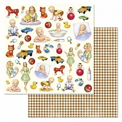 Бумага "Шалунишка. Картинки" (ScrapMania)