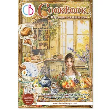 Набор бумаги А4 с наклейками "Cookbook. Для вырезания", 16 листов (Ciao bella)