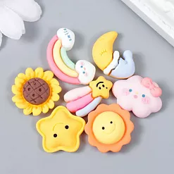 Набор акриловых украшений "Солнечное небо", 7 шт