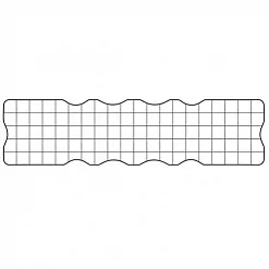 Акриловый блок 20х5 см фигурный (Чип Арт)