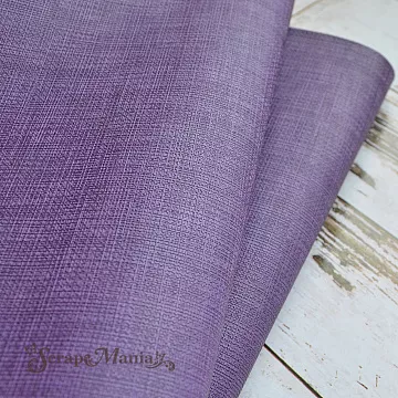 Отрез экокожи 30х69 см "Переплетный. Холст фиолетовый" (Pty Китай)