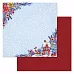Набор бумаги 30,5х30,5 см "Снеговички", 12 листов (ScrapMania)