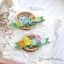 Нож "Пасха. Яички с листьями", 3,7х9,7 см (ScrapMania) Нож "Пасха. Яички с листьями", 3,7х9,7 см (ScrapMania)