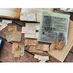 Штамп "Счастливые билеты", 6,9х3,7 см (AgiArt)