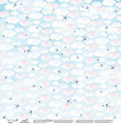 Бумага 30х30 см "Билет в детство 3" (Mr.Painter)