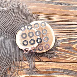 Виниловая наклейка "Кружочки-люверсы. Серебро", 16 шт, 1 см (Scrapmama) Виниловая наклейка "Кружочки-люверсы. Серебро", 16 шт, 1 см (Scrapmama)