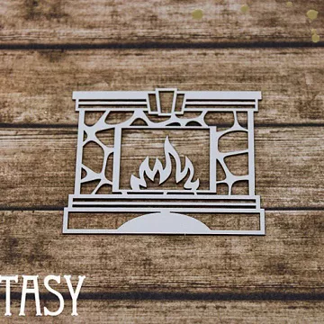 Чипборд "Камин 2260", 5,9х6 см (Fantasy)