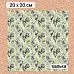 Калька 20х20 см "Заповедник 16", плотность 110 гр/м2 (ScrapMania)