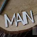 Украшение из чипборда "MAN" (Fantasy)