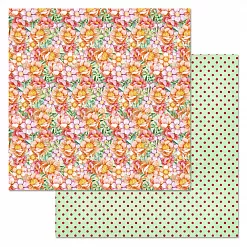 Набор бумаги 30,5х30,5 см "Каникулы в Париже", 12 листов (ScrapMania)
