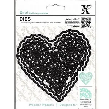 Нож для вырубки Xcut "Vintage Notes. Ажурное сердце" (DoCrafts) Нож для вырубки Xcut "Vintage Notes. Ажурное сердце" (DoCrafts)