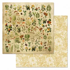 Набор бумаги 20х20 см "Ворожея", 12 листов (ScrapMania)