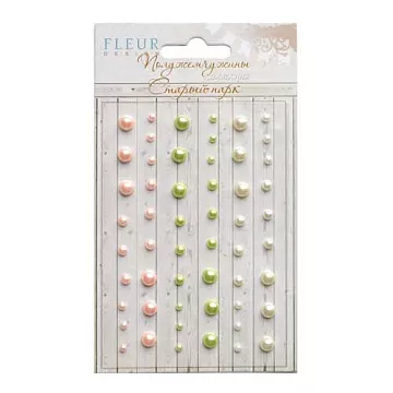 Набор полужемчужин "Старый парк", 54 шт (Fleur-design)