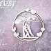 Шейкер "Пара в рамке", 8 см (Fantasy)