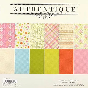 Набор бумаги 30х30 см "Promise. Невинность", 24 листа (Authentique)