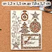 Чипборд "Фономикс. Новогодний. Рамка. Новый год", 12х15 см (ScrapMania)