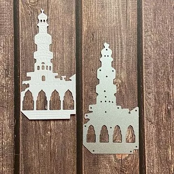 Нож "Архитектура Египта 2", 4,7х9,5 см (Scrapman)