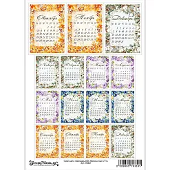 Скрап-карта А4 "Календарь 2026. Времена года" (ScrapMania)