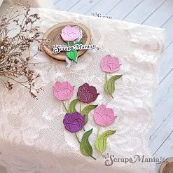 Нож "Весенний тюльпан. Цветок", 2,2х5,2 см (ScrapMania)
