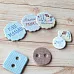 Набор цветного чипборда "Веселый паровозик" (Scrapmania)