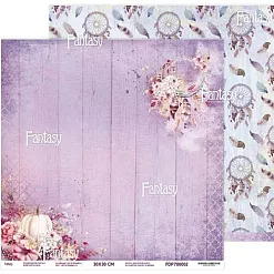 Бумага 30х30 см "Легче перышка 2" (Fantasy)