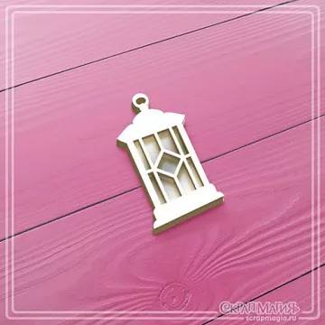 Шейкер "Фонарик", 2,3х4 см (СкрапМагия)