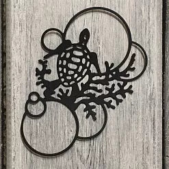 Нож "Морская черепаха", 8х10 см (ArtScrap)