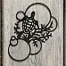 Нож "Морская черепаха", 8х10 см (ArtScrap)