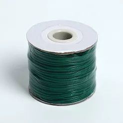Шнур вощеный, диам. 1,5 мм, длина 1 м, зеленый Шнур вощеный, диам. 1,5 мм, длина 1 м, зеленый