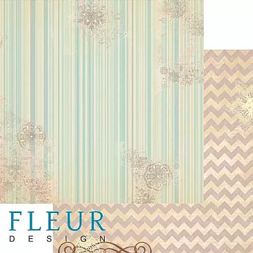 Бумага "Зимние чудеса. Золотистая дымка" (Fleur-design)