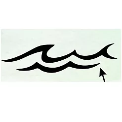 Штамп "Волны", 4,5х1 см (Креатив)