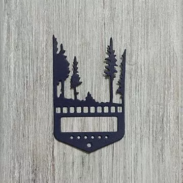 Нож "Лес", 4х7 см (ArtScrap)