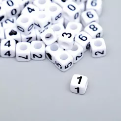 Набор бусин "Кубик. Циферки" (АртУзор)