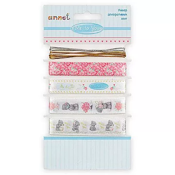 Набор атласных лент "Me to you. Подарок" (Gamma)