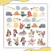 Набор бумаги 30х30 см "Мальчишки", 11 листов (MonaDesign)